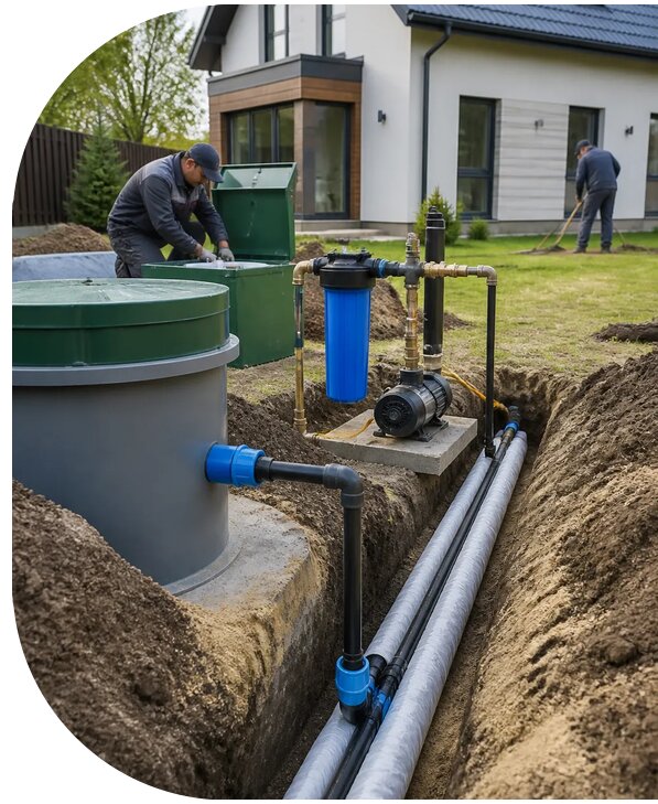 Водоснабжение дачи под ключ в Дубне от 153135 р. | АПаруса-Дбн
